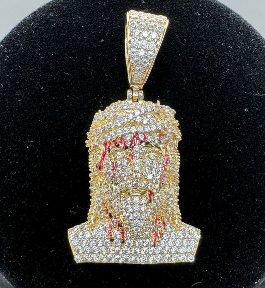 Jesus pendant with blood