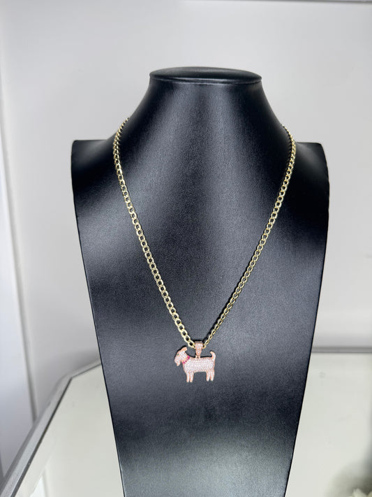 Cuban Chain with Goat pendant