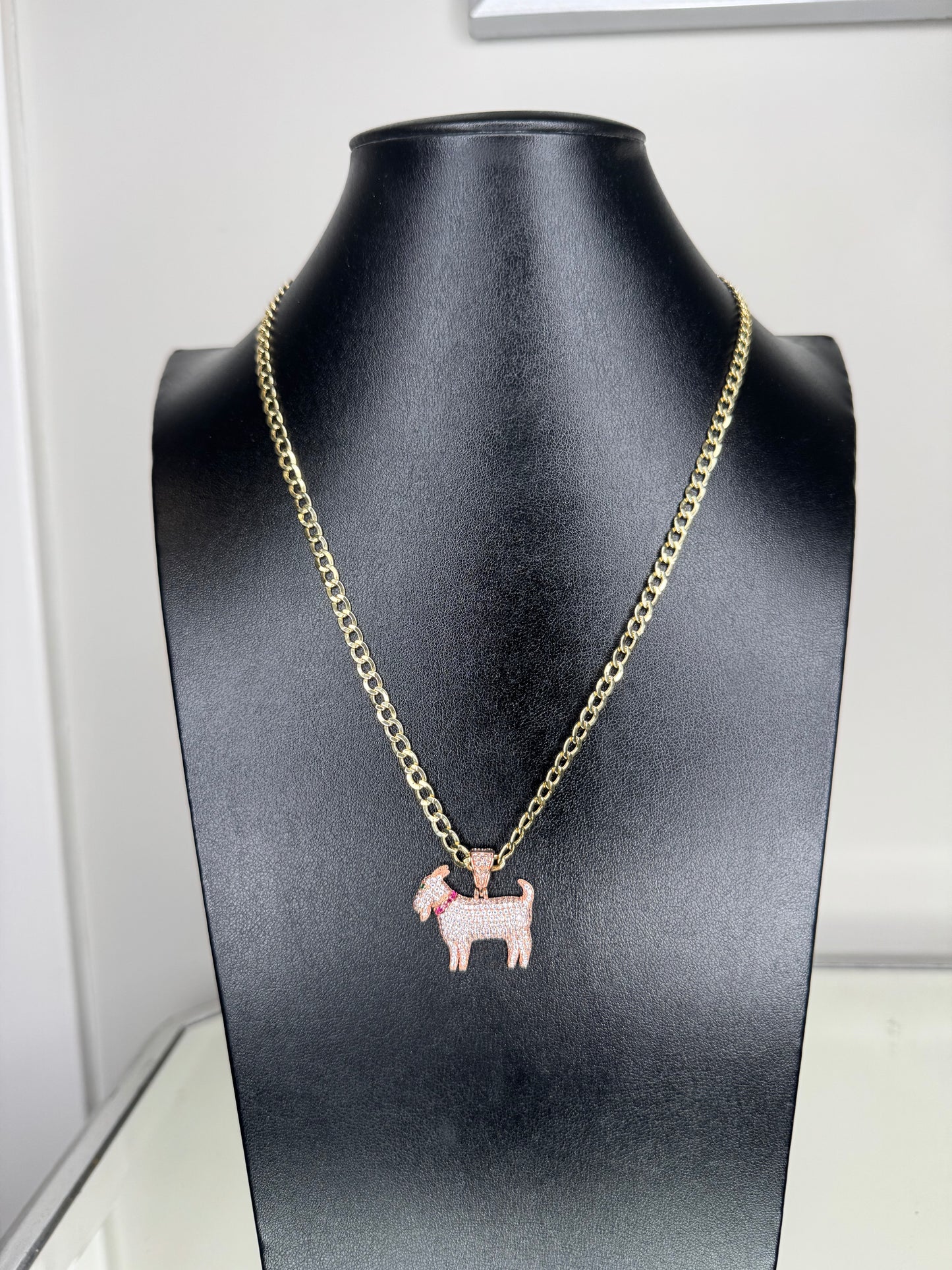 Cuban Chain with Goat pendant